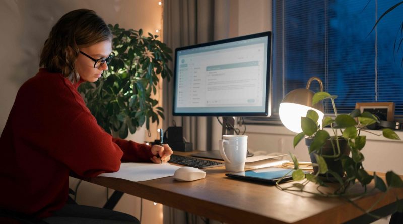 Young professional considering whether to leave an easy job while working from home
